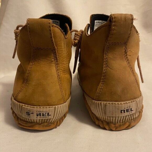 Sorel Womens 7.5 Out N About Plus Waterproof Rain Duck Boots Brown - Picture 8 of 9